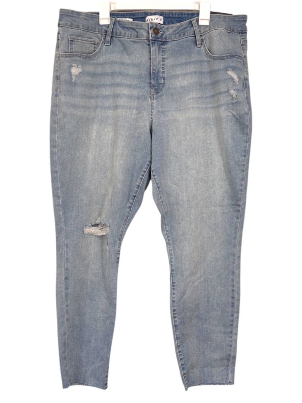 Ava & Viv Skinny No Gap Waist Mid Rise Jeans Size 20 NWT